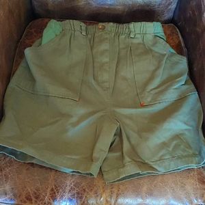 New Mini maternity Olive Green Stretchy shorts